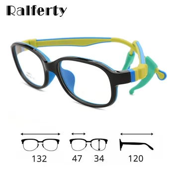 Ralferty Детски Оптични Очила В Рамки С Притежателя на Нечупливи Ультралегкие TR90 Спортни, За Момичета И Момчета Детски Рамки за Късогледство K8874