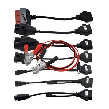 2019. VD DS150E CDP 8 бр. Пълен комплект автомобилни кабели + 8 бр. Товарни кабели за tcs pro plus Кабел за delphis