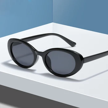 Ретро Кръгли Слънчеви Очила Дамски Vintage Слънчеви Очила В Малка Рамка За Дамска Мода Дизайнерски Карамел Цвят Градиентные Gafas De Sol