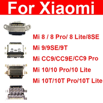 Кабел за зареждане Конектор USB Порт За Xiaomi Mi 8 8SE 9 9SE 9T CC9 CC9E 10 10T Lite Pro USB Конектор Синхронизация Дата на Зарядно Устройство, Зарядно устройство Гъвкав Кабел