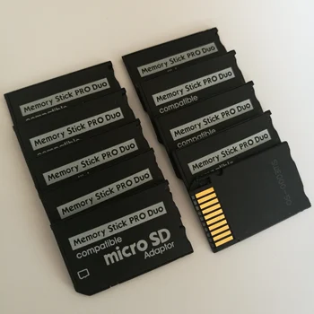 20 БРОЯ tf в ms Конвертор Висока Скорост За PSP Memory Stick Pro Duo microSD карта В MS Адаптер Съвместим За 128 GB/13 М