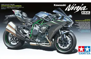 Tamiya 14136 1/12 Мащаба На Спортен Мотор Модел На Мотоциклет Комплект Kawasaki Ninja H2 Carbon