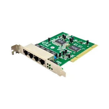 PCI Quad Fast Ethernet 10/100 Mbit/с Заплащане на Ключа карта Realtek 8305SC + 8100CL чипсет 4 Порта, RJ-45 Мрежов Комутатор lan карта