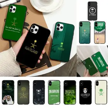 Калъф за мобилен телефон с Флага на Кралство Саудитска Арабия за iPhone 11 12 13 mini pro XS MAX 8 7 6 6S Plus X 5S SE 2020 XR case