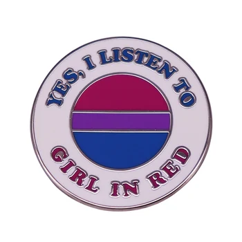 Да, аз слушам момиче в червено, бисексуальную сила, иконата на гордостта на ЛГБТ
