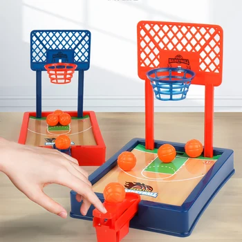 6 Цвята, Лятна Настолна Игра Баскетбол Пръст Мини Стрелба С Машина Вечерни Настолни Интерактивни Спортни Игри За Деца И Възрастни