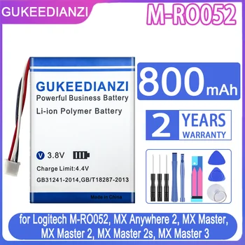 Батерия GUKEEDIANZI M-RO052 800 mah за Logitech M-RO052, Anywhere MX 2, Master MX, MX Master 2, Master MX 2s, Master MX 3