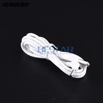 Бял Коляното dc захранващия Кабел Включете USB към DC 3.5*1.35 3.5*1.35 мм 3,5 мм x 1,35 мм 3,5x1,35-мм Конектор Правоъгълен L-образен кабел 1 м
