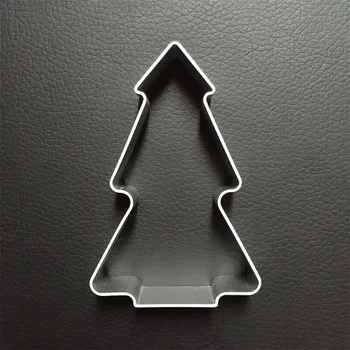 Безплатна доставка Коледна Елха форма алуминиева сплав Бисквити нож Бисквити, Сладкарски форми