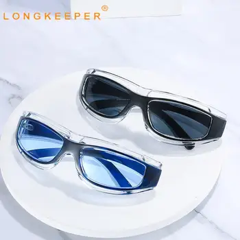 LongKeeper Мъжки Модни Овални Слънчеви Очила Дамски 2021 Маркови Дизайнерски Спортни Слънчеви Очила За Мъже Реколта Класически Очила За Шофиране Gafas