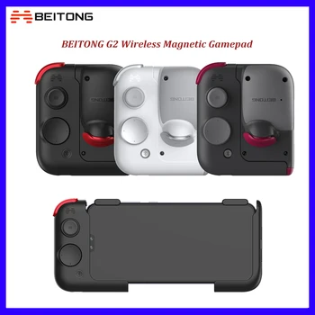 Оригинален BEITONG G2 Bluetooth Безжична Гейминг Контролер С Магнитен Притегателен Разход на Геймпад за Периферни Устройства за Мобилен Телефон iOS
