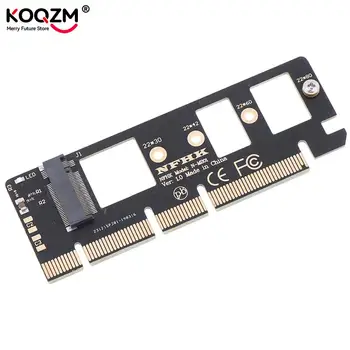 NGFF M Ключ M. 2 NVME AHCI SSD до PCI-E PCI Express са 3.0 16x x4 Адаптер Странично Card Конвертор За XP941 SM951 PM951 A110 SSD